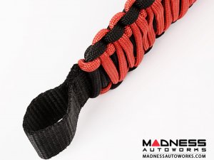 Jeep Gladiator Para Cord Seat Mount Grab Handle - Red